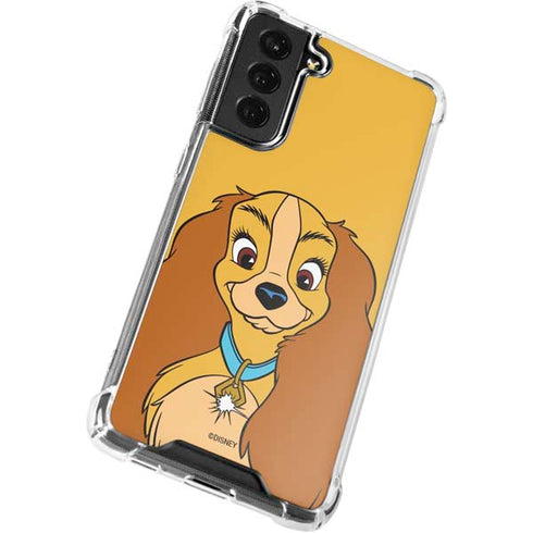 Disney Lady & The Tramp Lady Portrait Galaxy S21 FE Clear Case